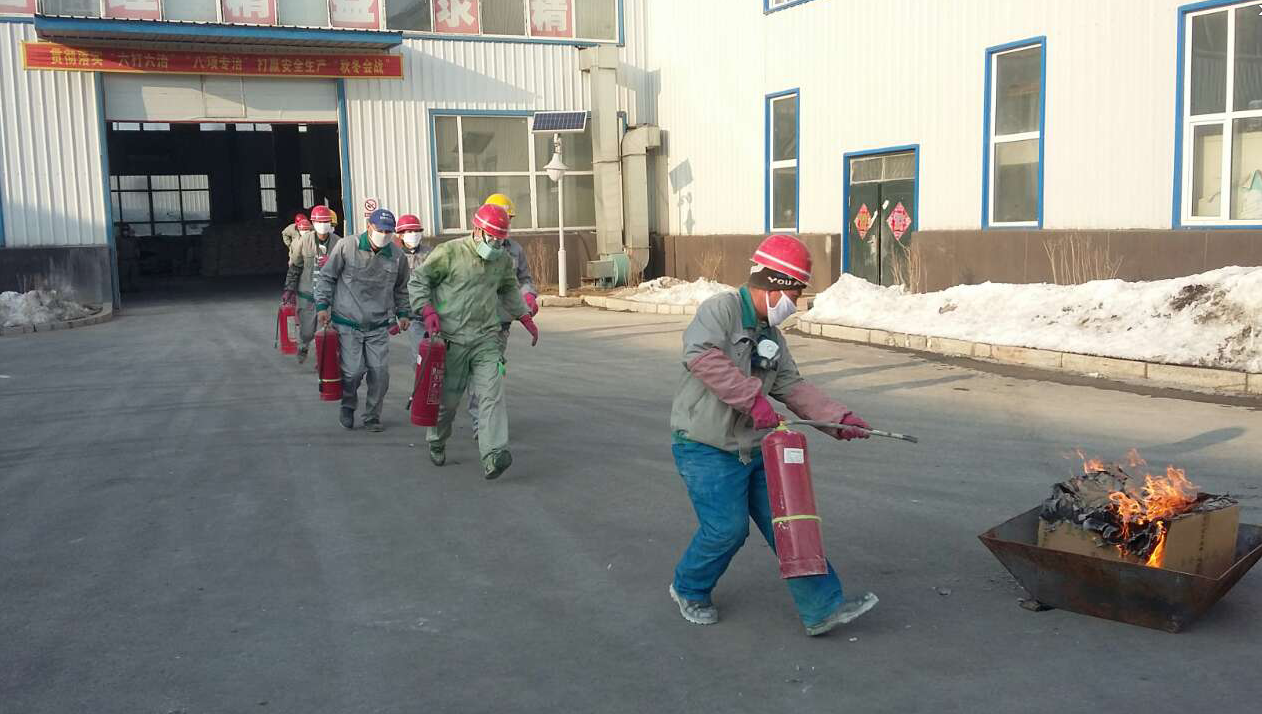 兰舍卡伦生产基地举行消防演练